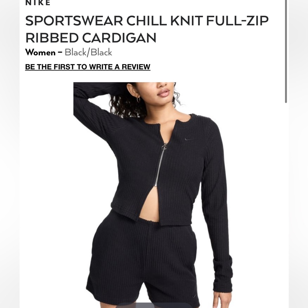 Nike Chill Knit Ribbed Set. Top & Skirt